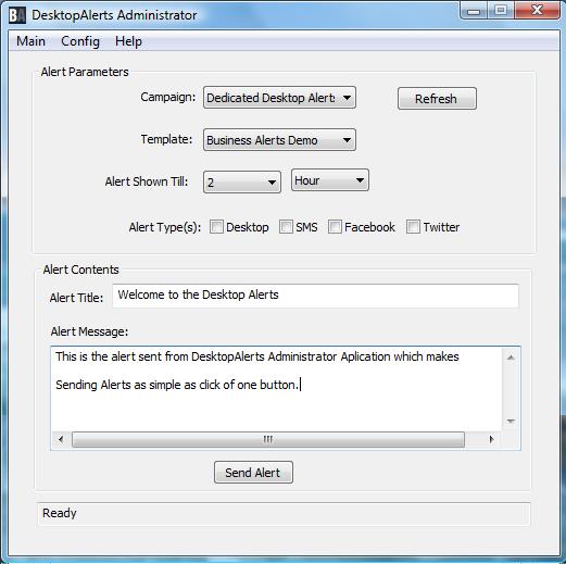 Desktop Alert Administrator