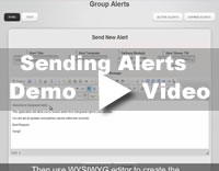 Sending Alert Notification Demo Video