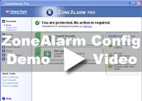 ZoneAlarm Firewall Config Video